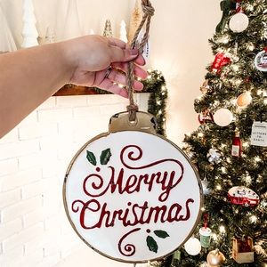 Rustic Vintage Inspired Christmas Sign Decor